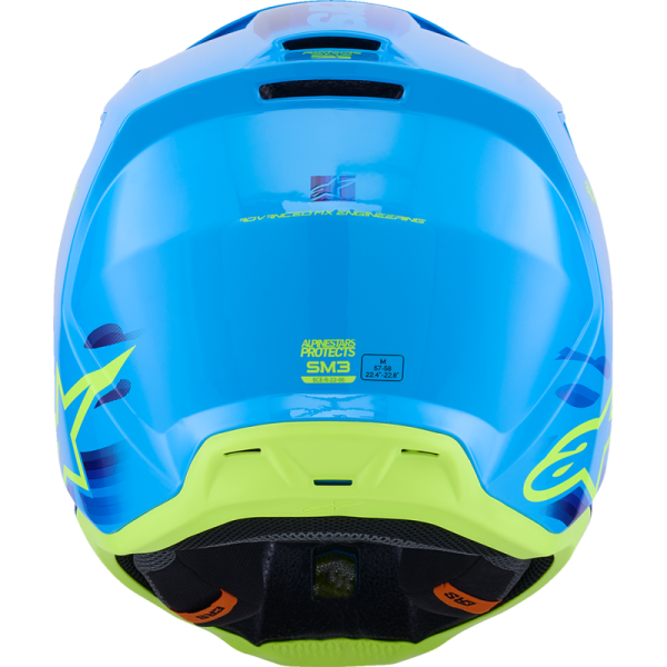 (image for) Alpinestars S-M3 Supertech Helmet - Force - Cyan - Size S