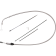 (image for) Quick Connect Upper Clutch Cable, Stainless, 41"