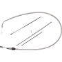 (image for) Quick Connect Upper Clutch Cable, Stainless, 41"