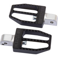 (image for) Militant Passenger Footpegs, Black Anodized