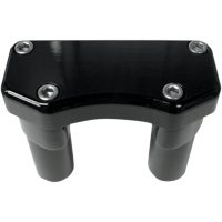 (image for) Riser/Clamp Kit 1" Dia Gloss Black 3"