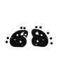 (image for) HJC IS-16 Gear Plate Kit - Black