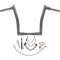(image for) Fat Baggers Pointed Top EZ Install Handlebar 14" Chrome