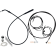 (image for) Black Complete EZ Install Kit - 13"-14" Handlebars