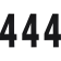 (image for) Standard Numbers - 6" Black - No. 4