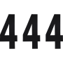 (image for) Standard Numbers - 6" Black - No. 4