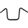 (image for) Gloss Black 12" Ape Hanger for Narrow Glide