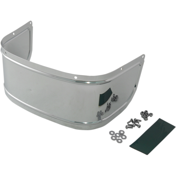 (image for) Drag Specialties Front Fender Skirt - Chrome, Smooth