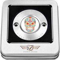 (image for) Timing Cover Mirror polished w/ sugar skull