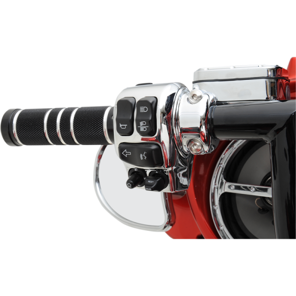 (image for) Drag Specialties Chrome Switch Housing Kit