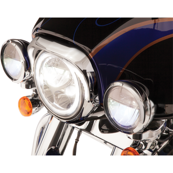 (image for) CIRO LLC Fang Headlight Bezel Chrome (Run only)