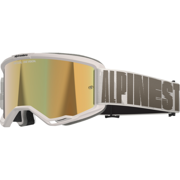 (image for) ALPINESTARS GOGGLES Alpinestars Vision 5 Goggle, Hollow Wind with Mirror Gold Lens