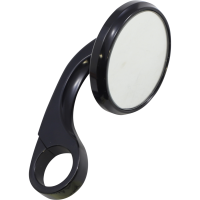 (image for) Clamp-On Shooter Mirror - Gloss Black (1" Handlebars)