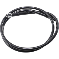 (image for) Black Vinyl-Coated Stainless Steel Brake Line 43"