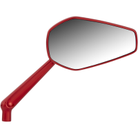 (image for) Mini Stocker Mirror, Red Anodized, Left