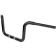 (image for) Gloss Black 1 1/4" Twin Round Handlebars, 8" End Rise