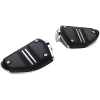 (image for) Twin Rail Footrests Chrome (No Mounts)