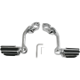 (image for) Highway Pegs, Chrome w/ Tapered Ribbed Pegs, 5" Arms