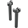 (image for) Drag Specialties Forged Aluminum Straight Riser, Black, 8"