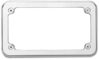 (image for) Custom Billet License Plate Frame Chrome