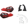 (image for) K-Future Handguards - Red/Black