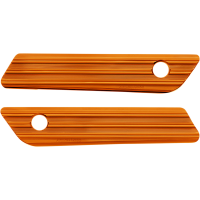 (image for) Orange Anodized 10-Gauge Hinge Covers