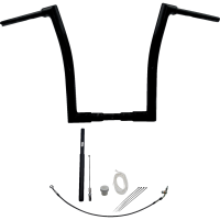 (image for) Fat Baggers Flat Top EZ Install Handlebar 16" Gloss Black