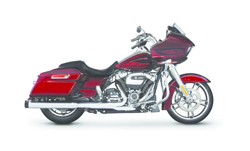 (image for) Rinehart Racing 4" Chrome with Black End Caps