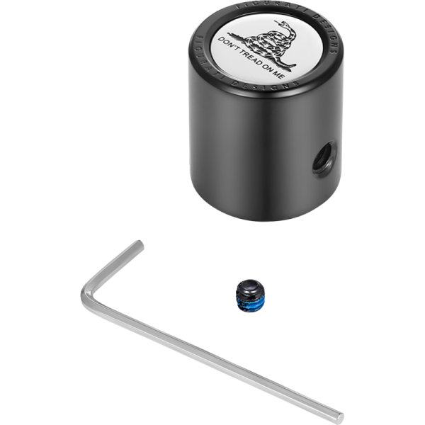 (image for) FIGURATI DESIGNS Heel-Toe Shifter Cover Black w/ Don't Tread On Me