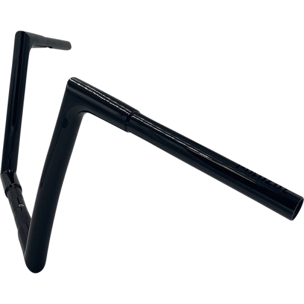 (image for) FAT BAGGERS INC Flat Top Handlebar Gloss Black 10 Inch