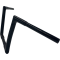 (image for) Flat Top Handlebar Gloss Black 10 Inch