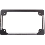 (image for) All-In-One License Plate Frame, Black