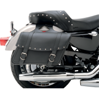 (image for) Highwayman Slant-Style Riveted Saddlebags - Large