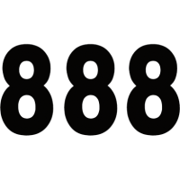 (image for) Mini Pro Numbers - 4" Black - No. 8