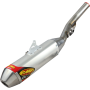(image for) FMF Q4 Hex Spark Arrestor Slip-On Muffler - Yamaha YZ250FX