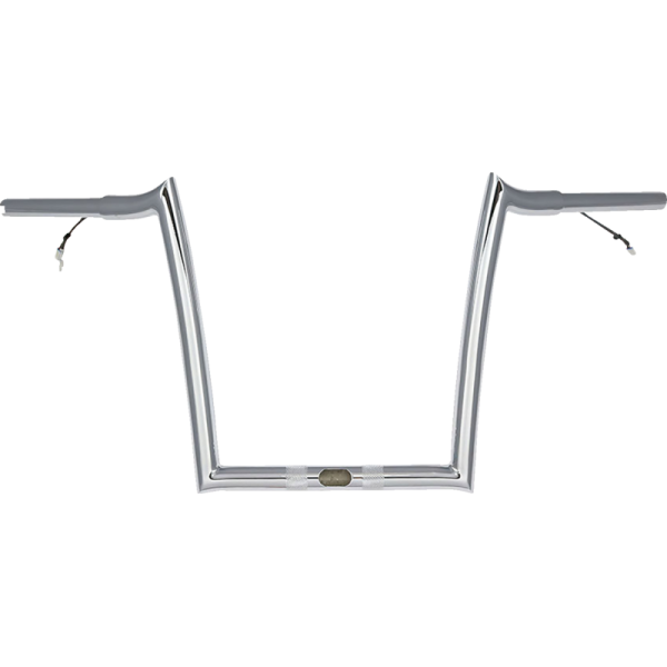 (image for) PAUL YAFFE BAGGER NATION 1 1/4" Pre-Wired Monkey Drag Bars - Chrome 12"