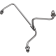 (image for) Front brake line tee fitting (w/o ABS) - Stainless Steel