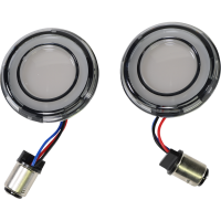 (image for) Tracer LED Front Turn Signal Conversion White/Amber Smoke Lens