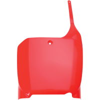 (image for) UFO Front Number Plate - 00-22 CR red
