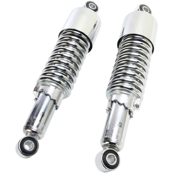 (image for) EMGO Custom Shorty Shocks - Chrome Body / Chrome Spring