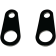 (image for) Micro Bullet Straight Bracket - Black