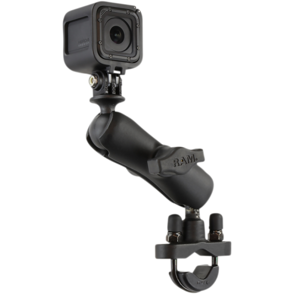 (image for) RAM MOUNT U-Bolt Double Ball Mount with Medium Arm and GoPro Adapter