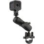 (image for) Handlebar U-Bolt Mount with medium arm and GoPro Adapter