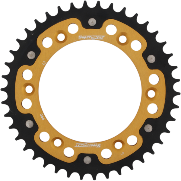(image for) Supersprox Stealth Rear Sprocket - 42T Gold