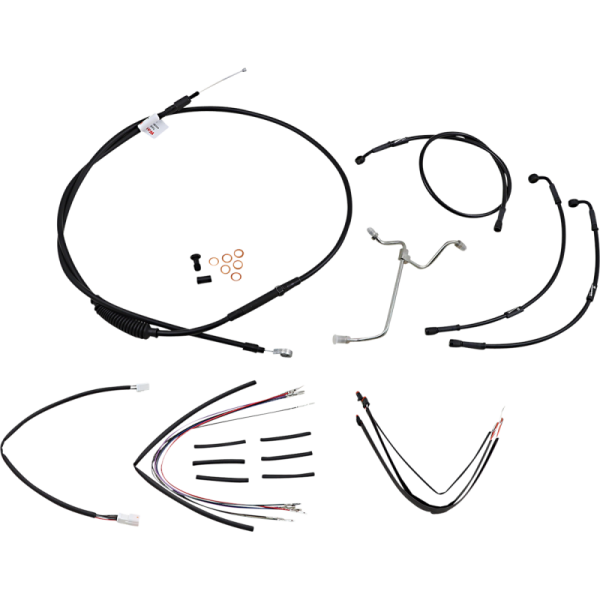 (image for) Ape Hanger Install Kit - Black Vinyl