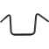 (image for) Flat Black 14" Ape Hanger 1" Handlebars