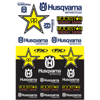 (image for) Husqvarna Racing OEM Sticker Sheet