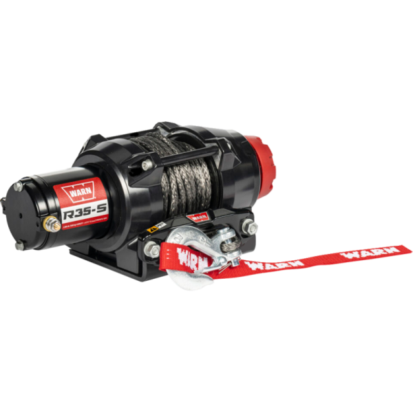 (image for) WARN R35-S winch w/ 50' x 3/16" synthetic rope