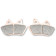 (image for) Sintered Metal Brake Pad - Front/Rear 1721-1365