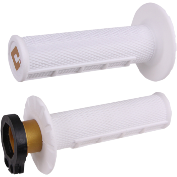 (image for) ODI Lock-On™ MX Grips - Half-Waffle - White